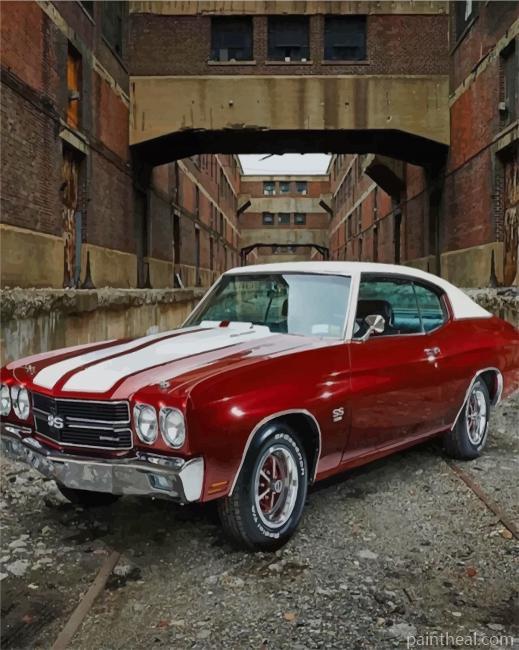 Chevrolet Chevelle Painting By Numbers Kits