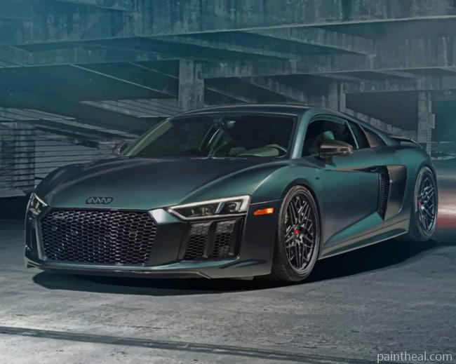 Black Audi R8 Painting By Numbers Kits