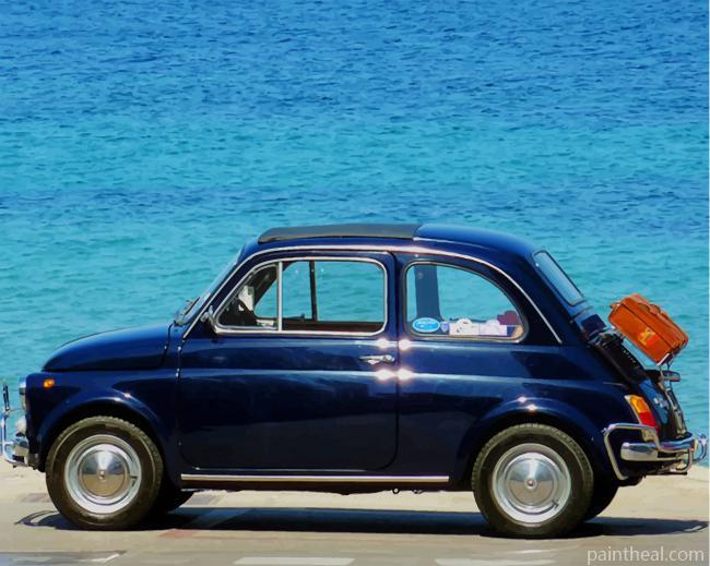 Classic Vehicle Fiat 500 Painting By Numbers Kits