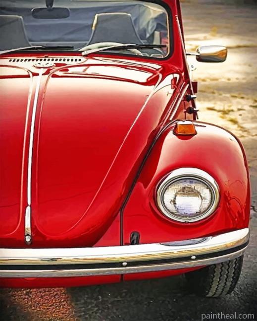 Volkswagen Beetle Painting By Numbers Kits