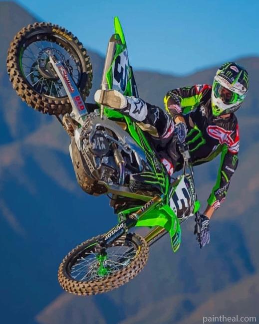 Dope Motocross Painting By Numbers Kits