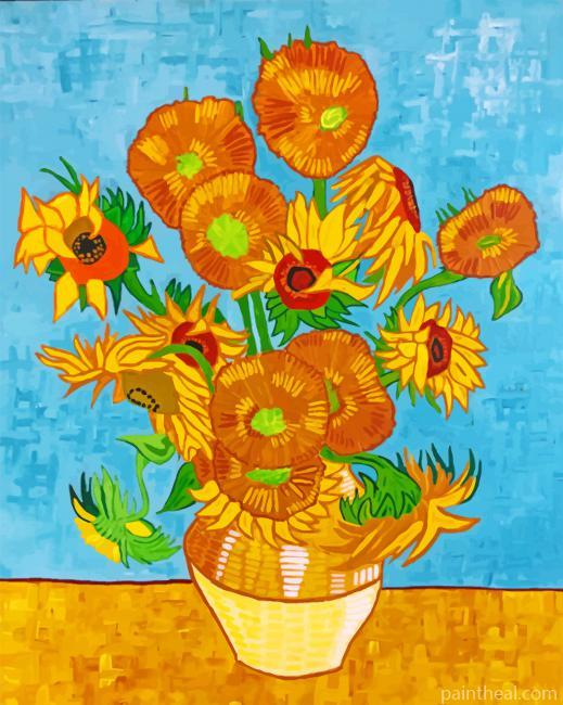 Vincent Van Gogh Sunflowers Painting By Numbers Kits