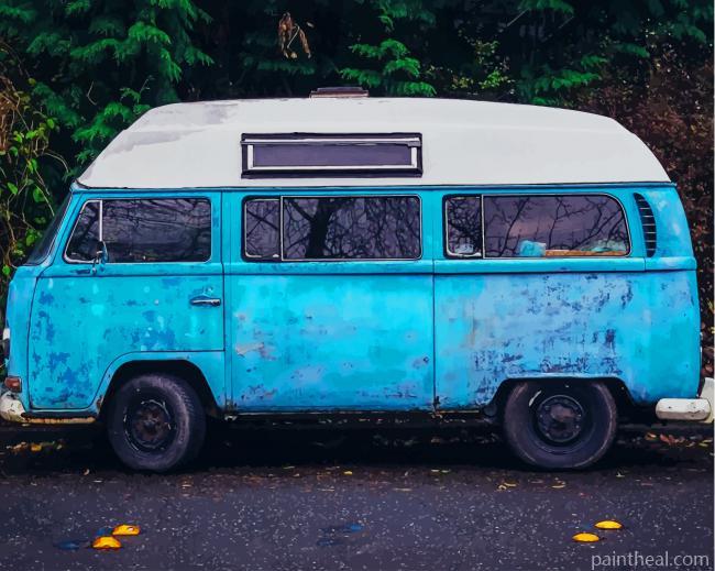 Old Bus Van Painting By Numbers Kits