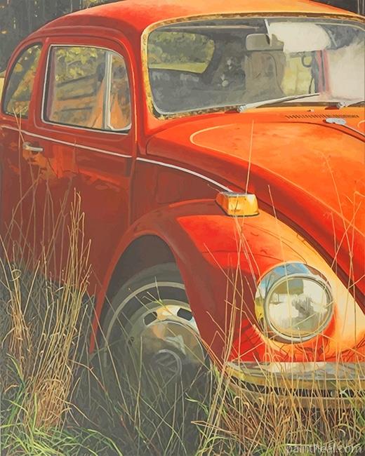 Antique Car Painting By Numbers Kits