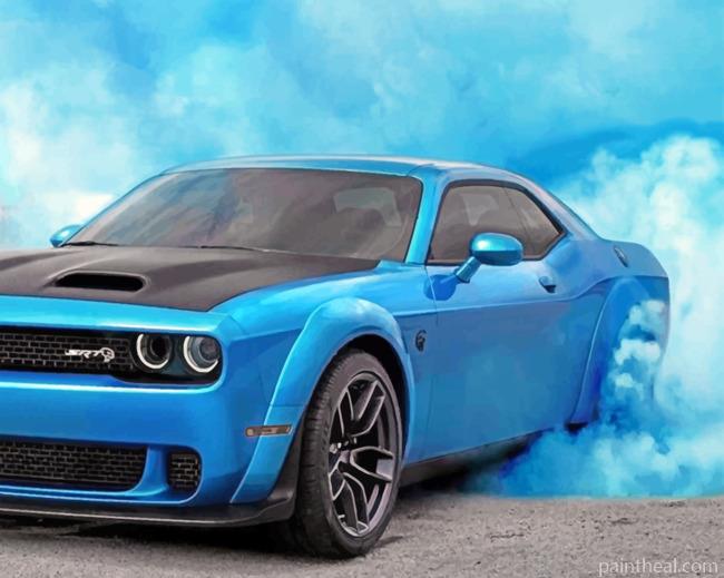 Dodge Challenger Painting By Numbers Kits