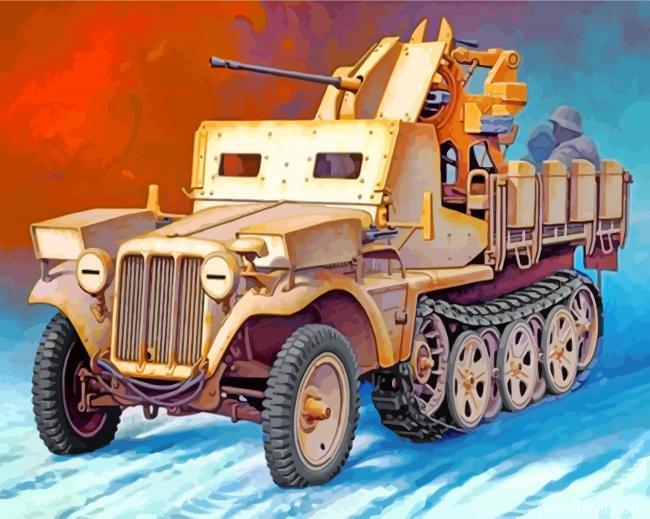 Panzer Military Painting By Numbers Kits