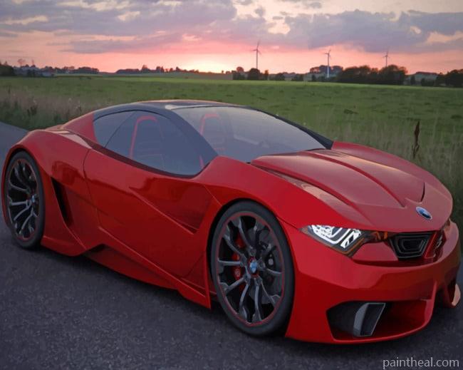 BMW M9 Concept Painting By Numbers Kits