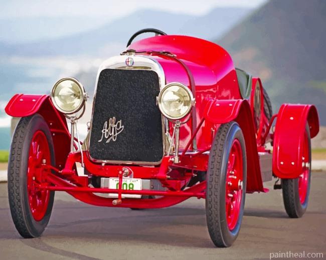 Alfa Romeo G1 Car Painting By Numbers Kits