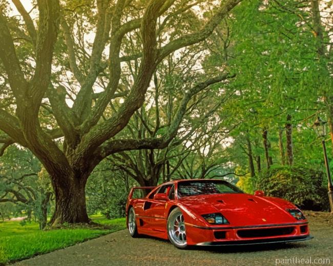 Ferrari F40 Painting By Numbers Kits