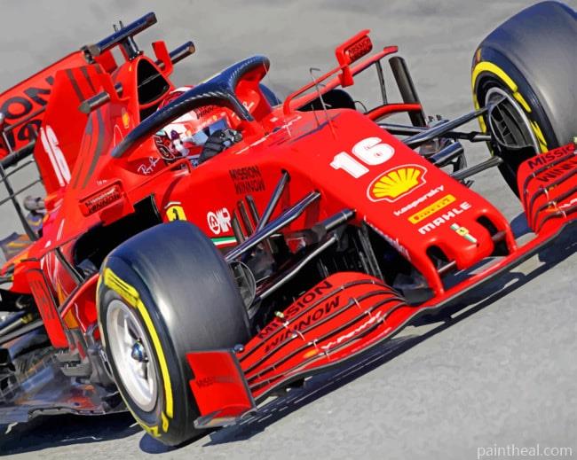 Red Formula Painting By Numbers Kits