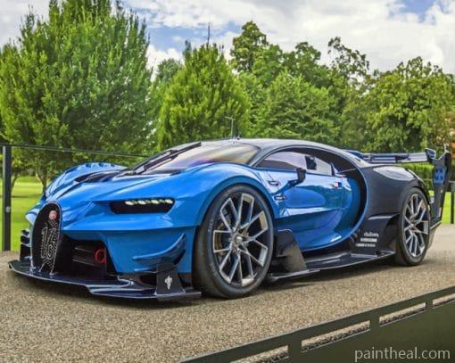 Bugatti Chiron – 5D Diamond Painting Painting By Numbers Kits