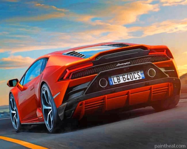 Lamborghini Painting By Numbers Kits