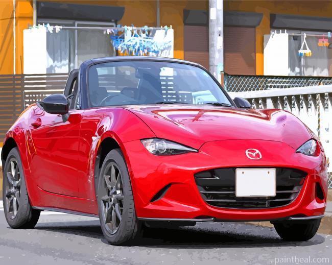 Red Mx5 Painting By Numbers Kits