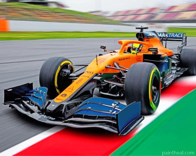 Blue And Orange Formula Painting By Numbers Kits