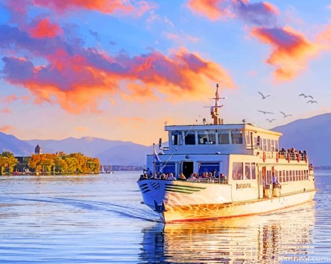 Journey Trip Ship Painting By Numbers Kits