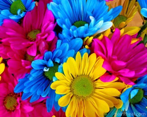 Colorful Daisies Painting By Numbers Kits