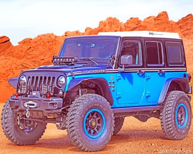 Luminator Jeep Painting By Numbers Kits