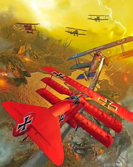 War Spitfire Painting By Numbers Kits