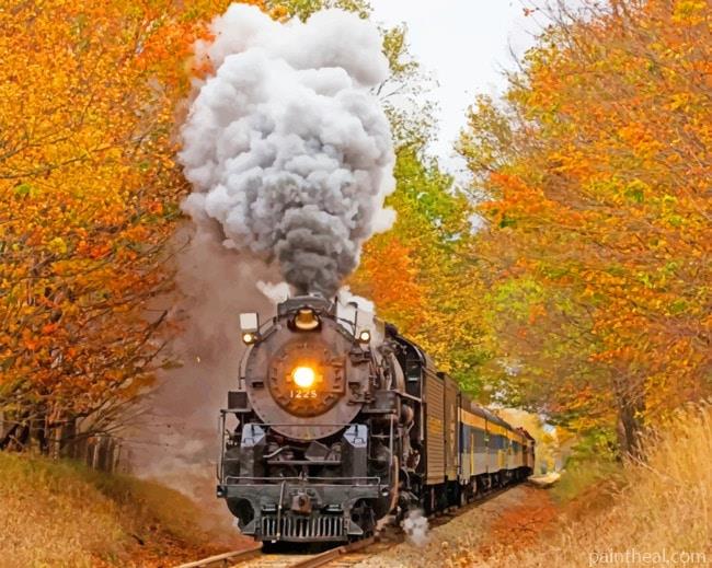 Russia Train Railways Painting By Numbers Kits