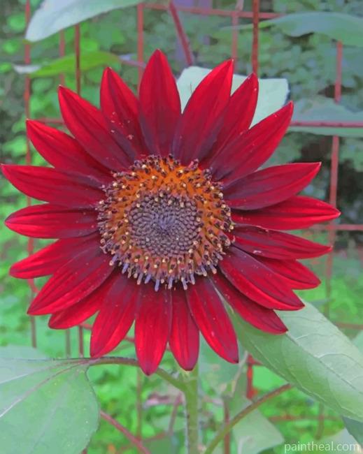 Velvet Sunflower Painting By Numbers Kits
