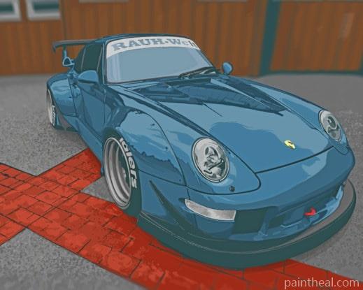 Porsche Rauh Welt Painting By Numbers Kits