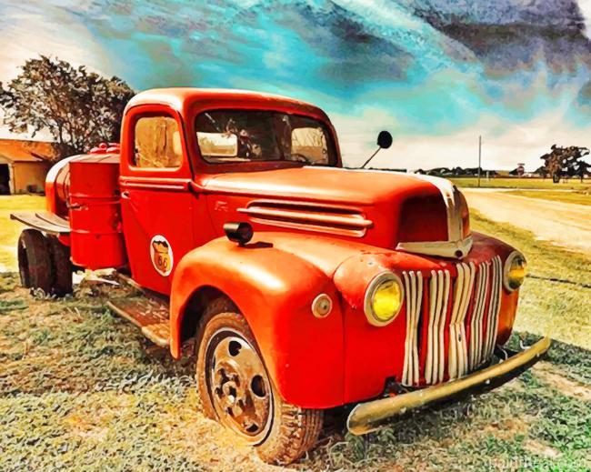 Old Truck Painting By Numbers Kits
