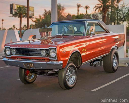 Muscle Car With Hydraulic System Painting By Numbers Kits