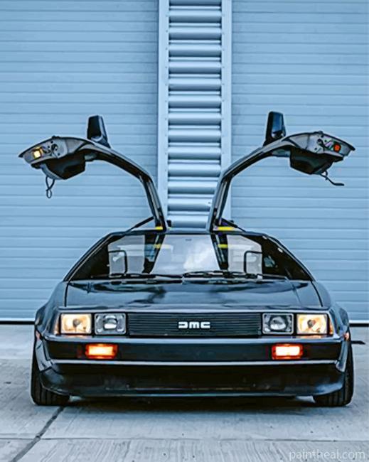 Delorean Painting By Numbers Kits