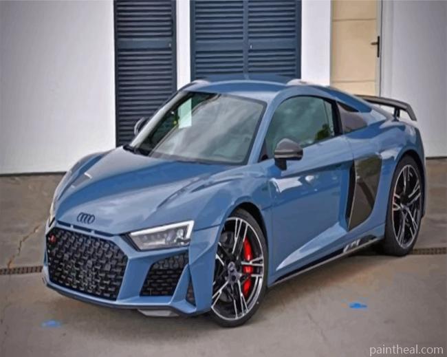 Aesthetic Audi R8 Painting By Numbers Kits
