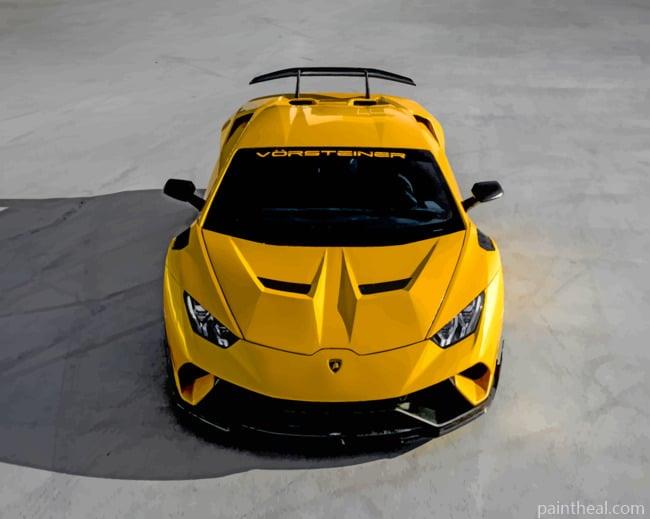 Lamborghini Huracan Performante Painting By Numbers Kits
