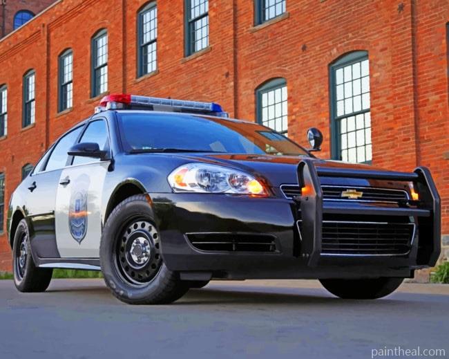 New York Police Car Painting By Numbers Kits