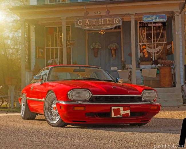 Aesthetic Jaguar Xjs Painting By Numbers Kits