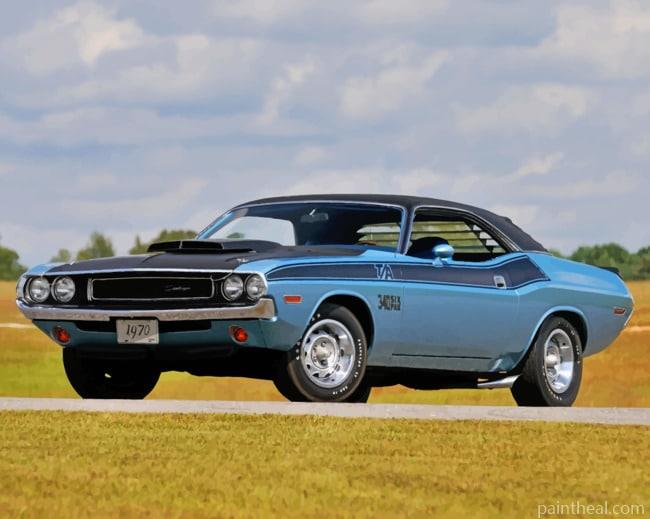 Dodge Challenger TA Car Painting By Numbers Kits
