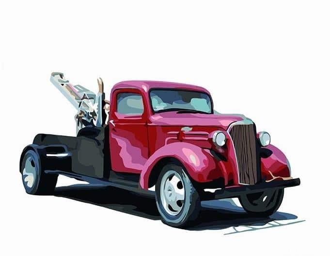Mini Truck Painting By Numbers Kits