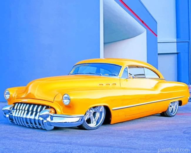 Buick 1950 Hot Rod Painting By Numbers Kits