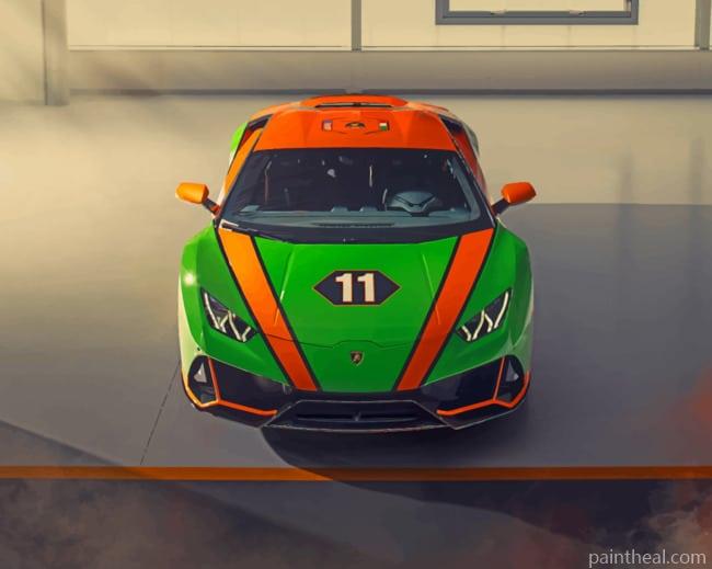 Lamborghini Huracan Evo gt Painting By Numbers Kits