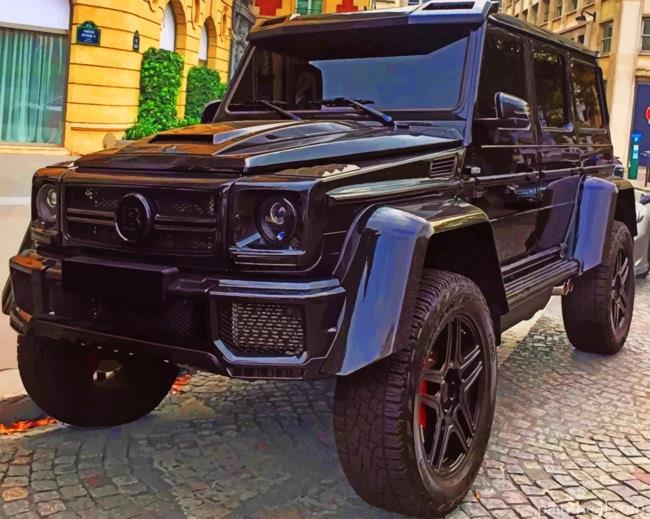 Mercedes Brabus Painting By Numbers Kits