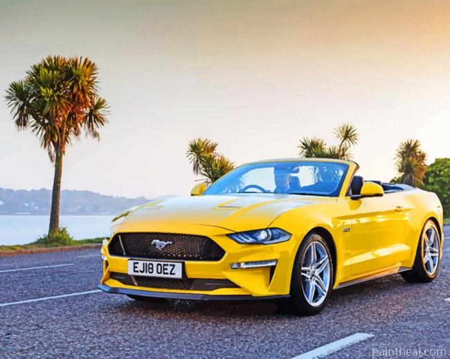 Ford Mustang GT Convertible Painting By Numbers Kits