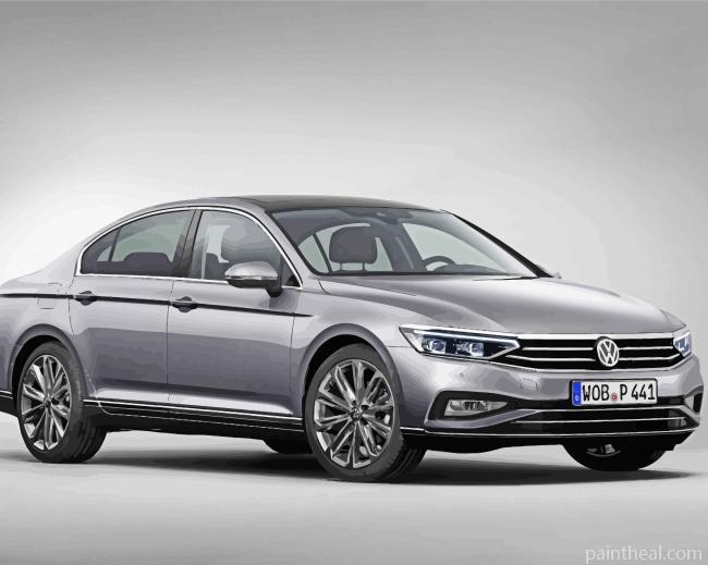 VW Passat Car Painting By Numbers Kits