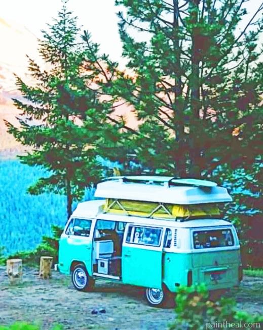 Blue Van Painting By Numbers Kits