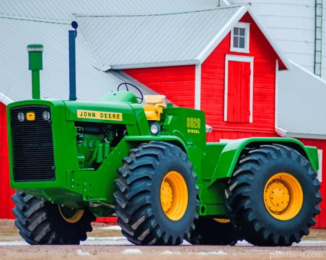 John Deere Green Tractor Painting By Numbers Kits