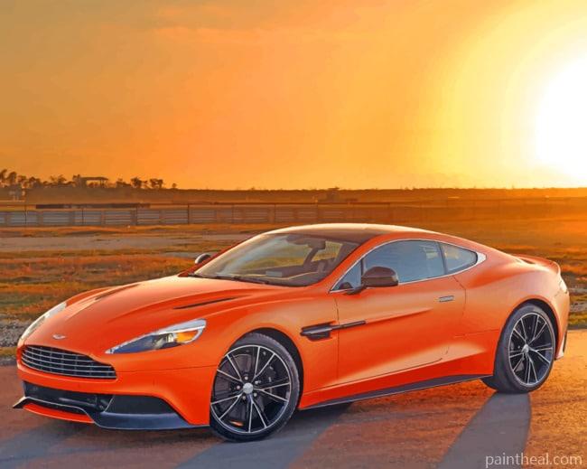 Aston Martin Vanquish Vehicle Painting By Numbers Kits