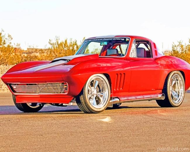 Corvette Optima Painting By Numbers Kits