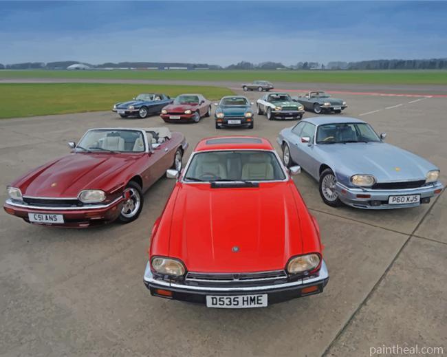Jaguar Xjs Cars Painting By Numbers Kits