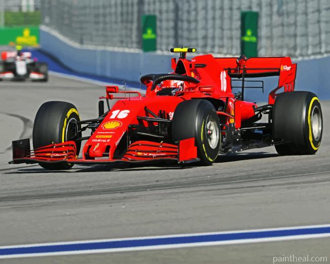 Cool Red Formula Painting By Numbers Kits