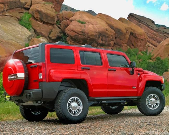 H3 Hummer Painting By Numbers Kits