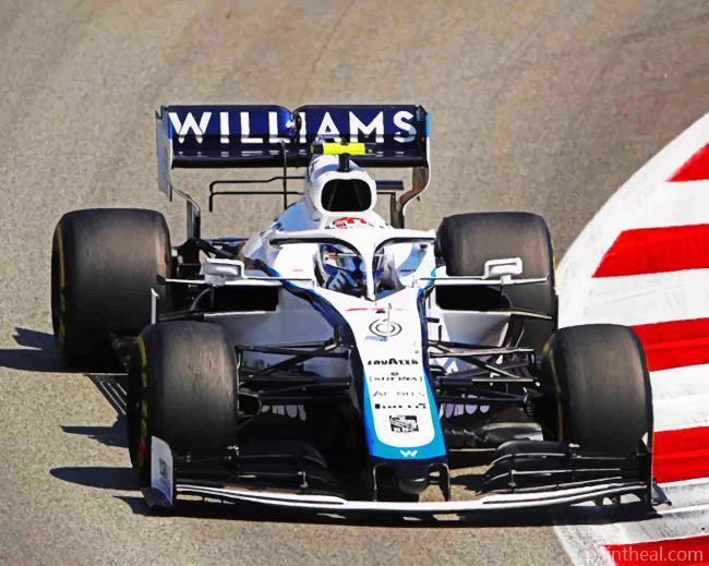 Black And White Formula One Painting By Numbers Kits
