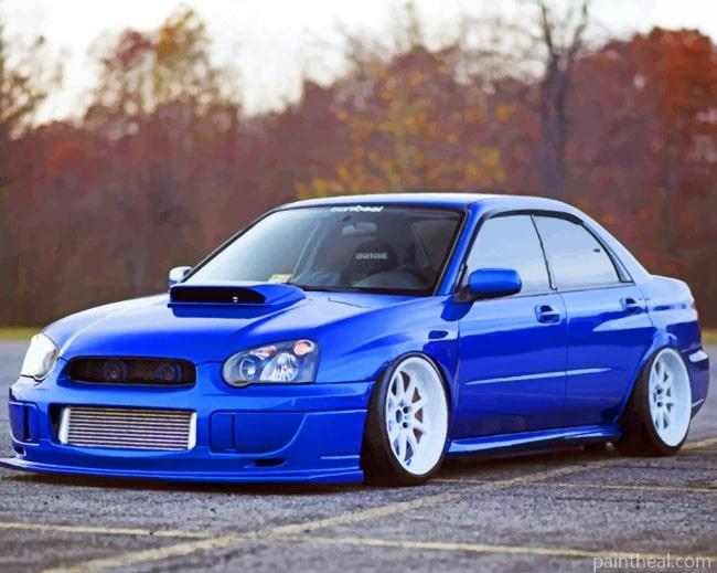 Subaru Impreza Painting By Numbers Kits