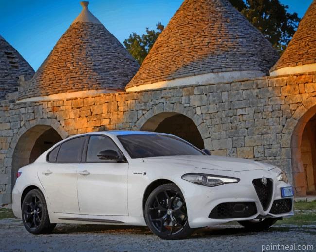 Alpha Romeo Giulia Painting By Numbers Kits