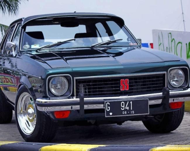 Black Holden Torana Ss 1976 Painting By Numbers Kits
